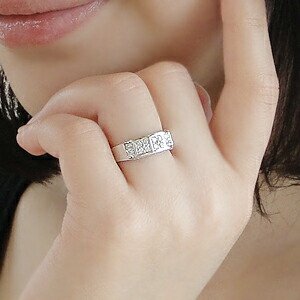 楽天市場】pt900【0.52ct】ダイヤモンド リング【送料無料】【刻印無料