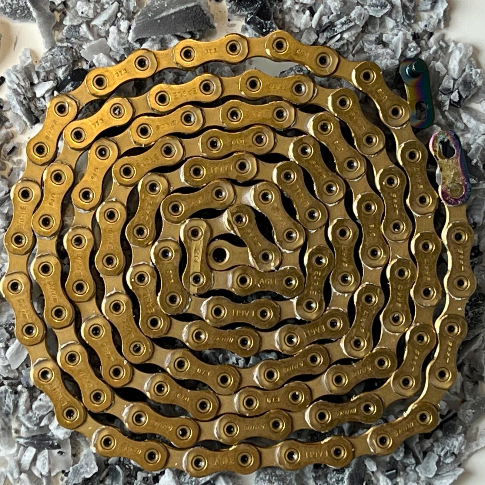 Waxed SRAM XX1 Eagle 12 speed gold – Chain Nerds