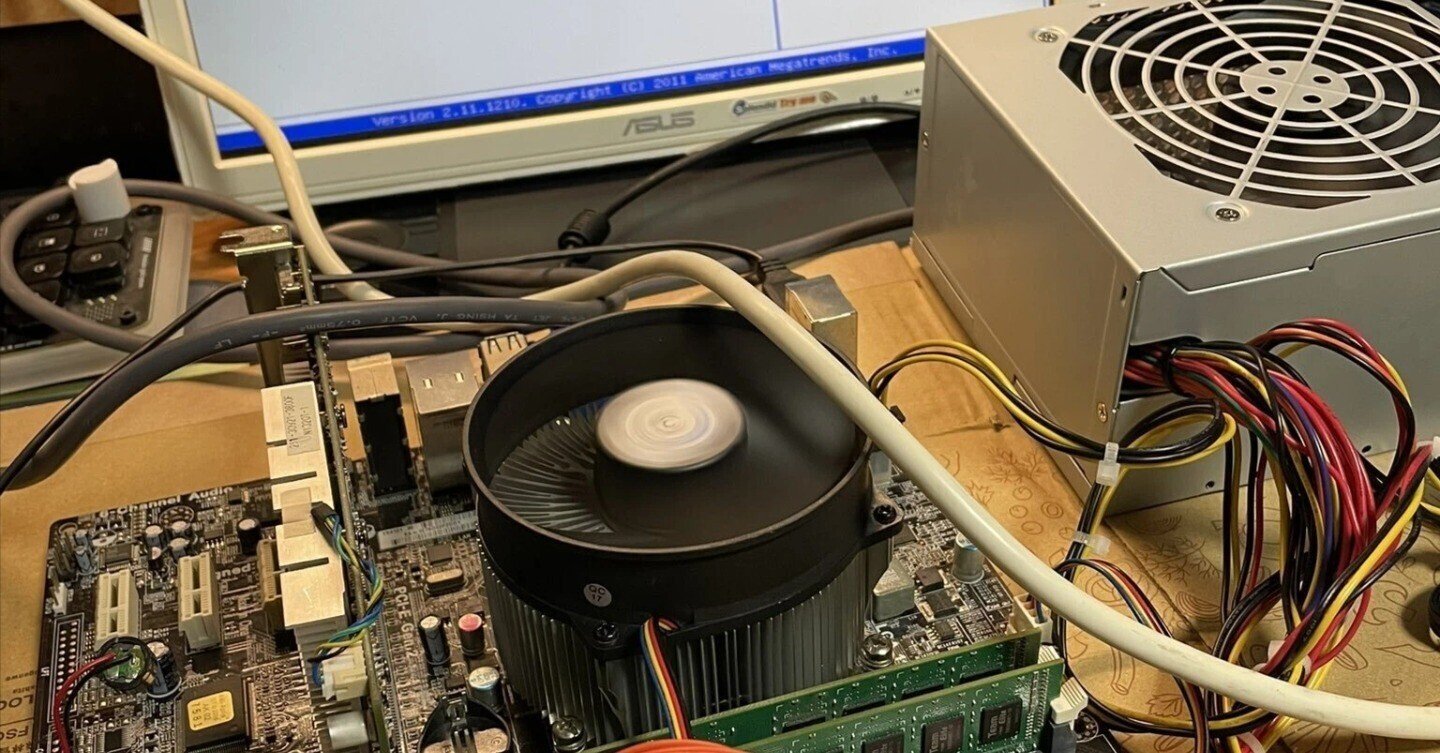 ジャンク品だけでPCを作ろうと思ったら予想外のところで詰まった話