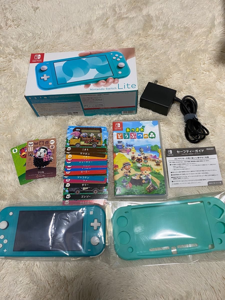 SwitchLite スイッチライト ターコイズ あつまれどうぶつの森 あつ森