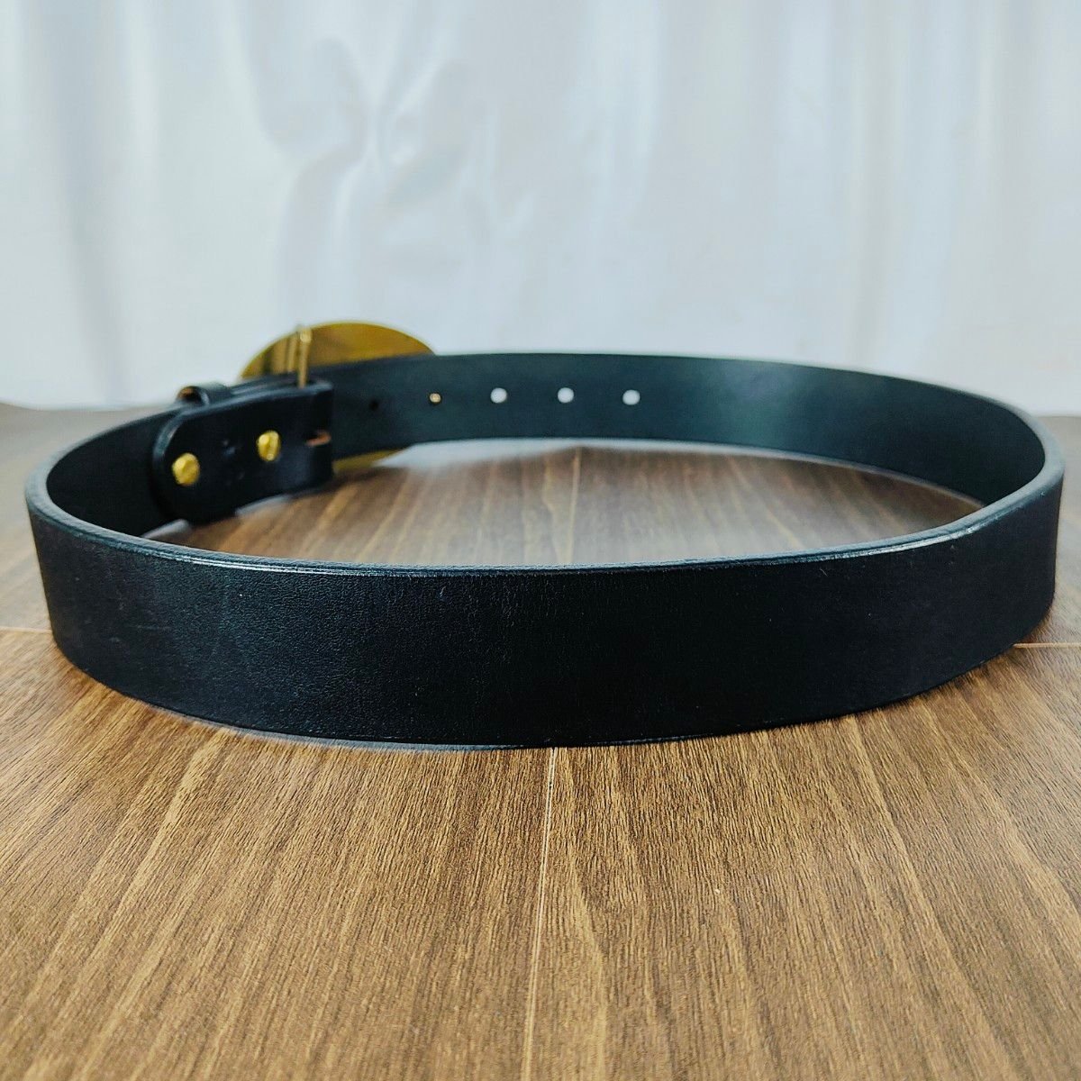 USA製極美品】ポロラルフローレン 高級極厚レザードレスベルト