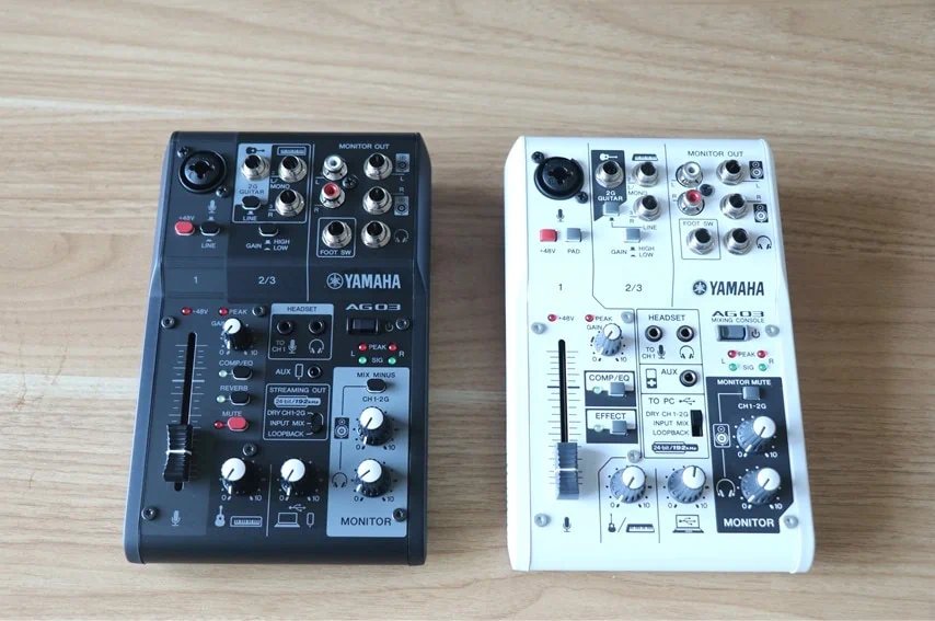 YAMAHA AG03MK2をレビュー。ライブ配信で最強のオーディオ