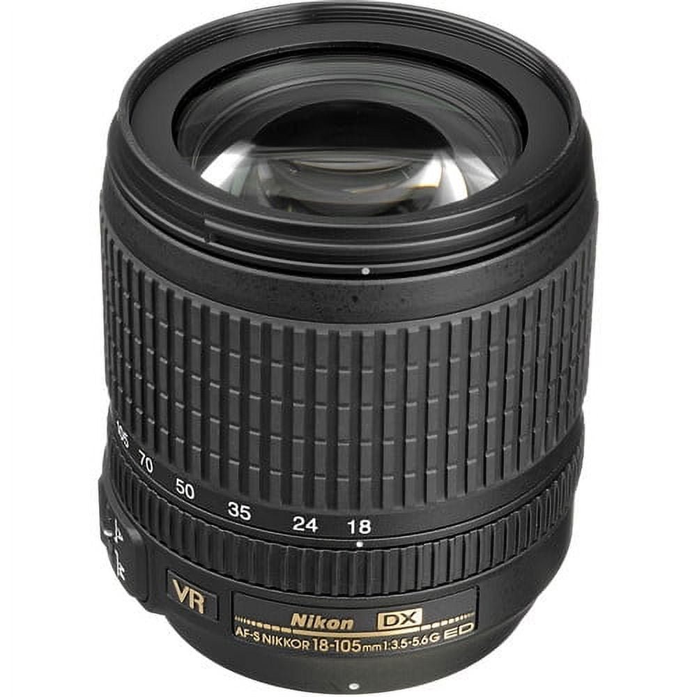Nikon DSLR Lens, AF-S DX 18-105mm f/3.5-5.6G ED VR, Ø67