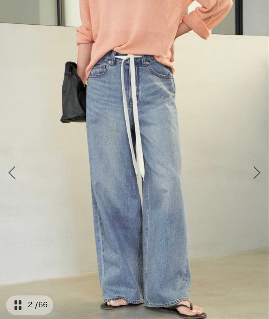 新品☆R'IAMリアム☆Plage☆SUPERLOOSEデニム☆38 WEB限定追加》R'IAM SUPER LOOSE デニム 3（デニムパンツ・ジーンズ