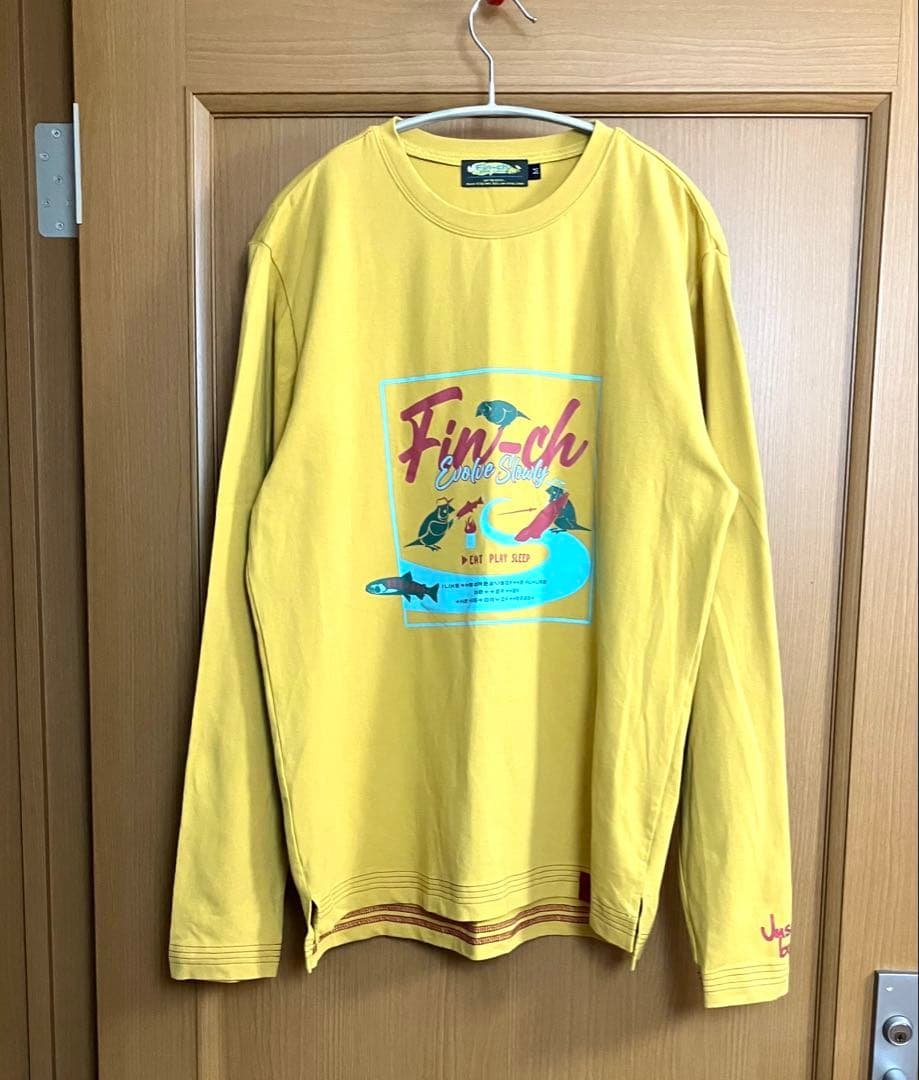fin-ch フィンチ　ロングTシャツ　長袖　Ｍサイズ　イエローグリーン2枚 Fin‐ch | アウトドアブランド プロアングラーが流行の壁を破って開発