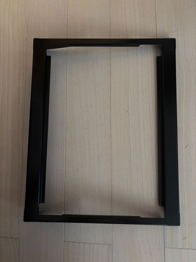 ブラックデザイン　ハレテーブル用サイドフレーム ブラック 抽選必至なone4別注のブラックデザイン「ハレテーブル」[2023.05.29